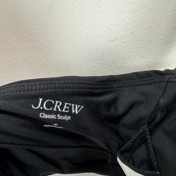 J.Crew Bikini Swimsuit Classic Sculpt Mira Hallie High Waist Set Black Small NWT - Picture 9 of 16
